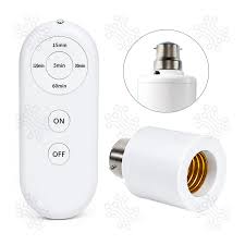 Wireless Remote Control Lamp Holder B22 to E27