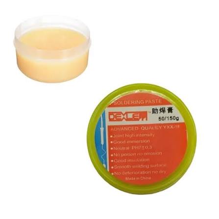 Advanced Quality 150g Dexlem Soldering Paste with Tin Leads - Flux Paste for Electronics, Mobile Phone, Computer Repair - Solder Paste Rosin for Precision Soldering and Welding Grease Cream Gel