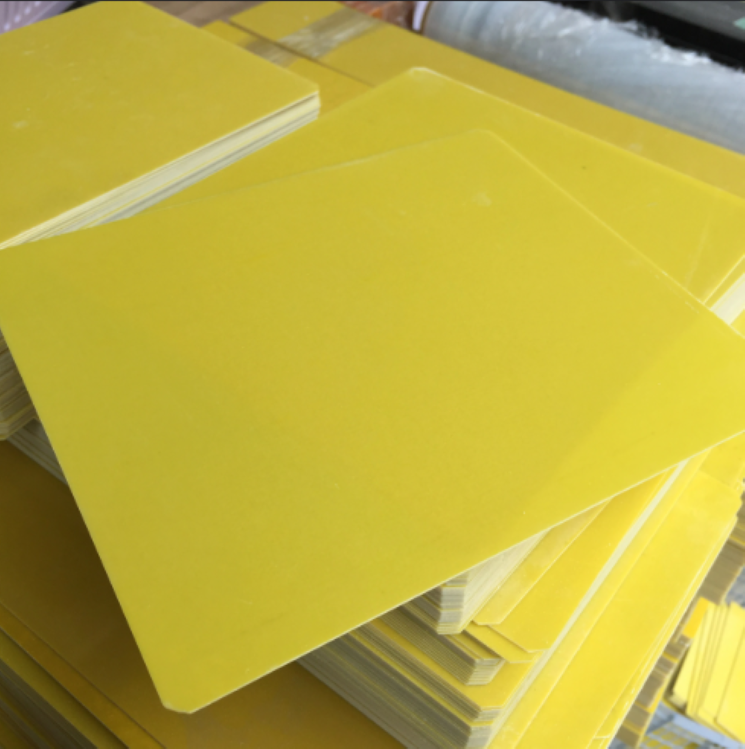 Yellow 8mm Structural Fiber Glass Epoxy Resin 8mm Fiberglass Sheet